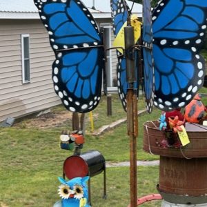 Blue Butterfly Windchime